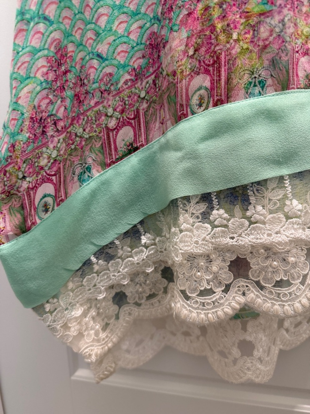 Farah Talib Aziz silk printed kurti - Picture 3 of 6